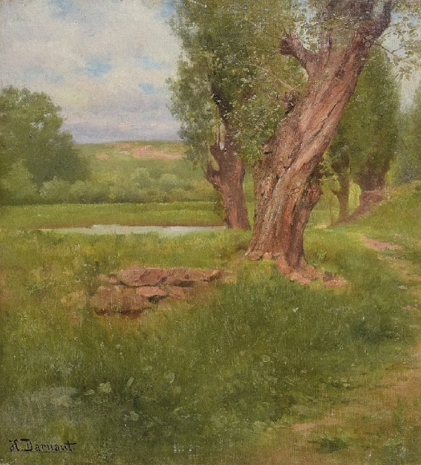 油畫 ：Hugo Darnaut