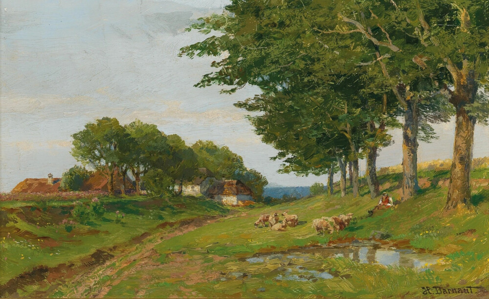 油畫 ：Hugo Darnaut