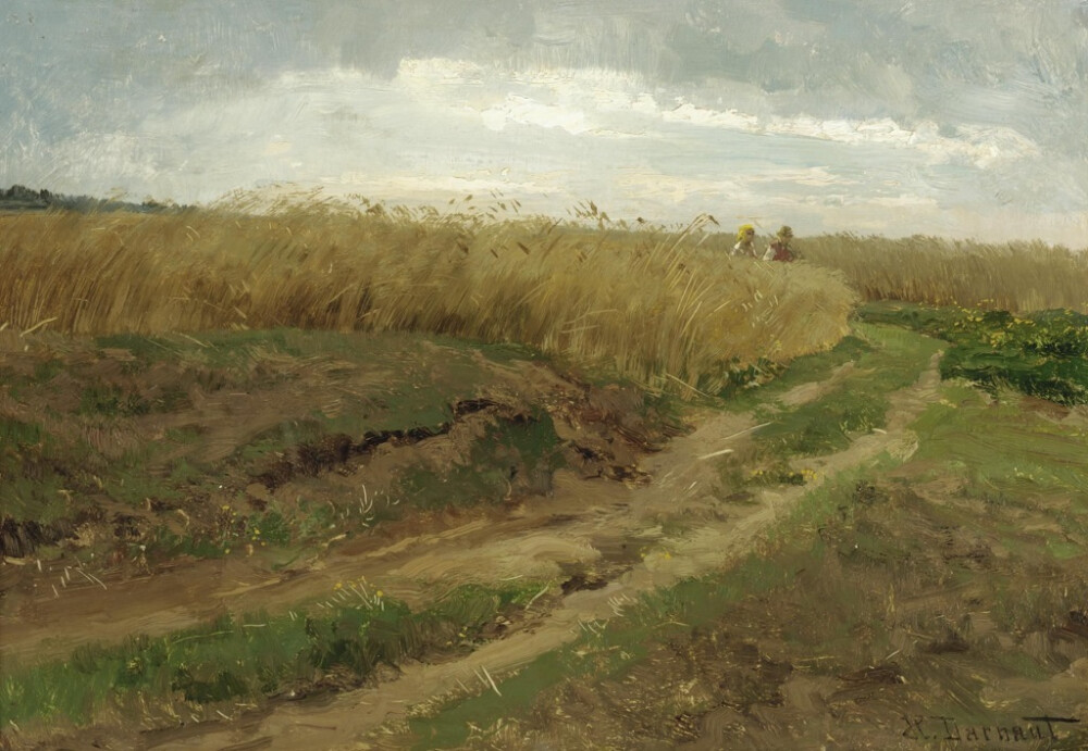 油畫 ：Hugo Darnaut