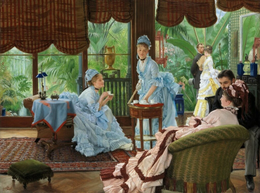 油画 ：James Tissot