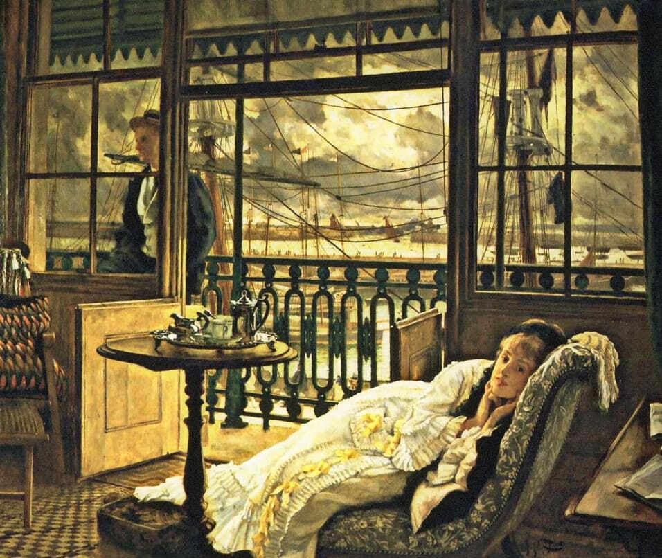 油画 ：James Tissot