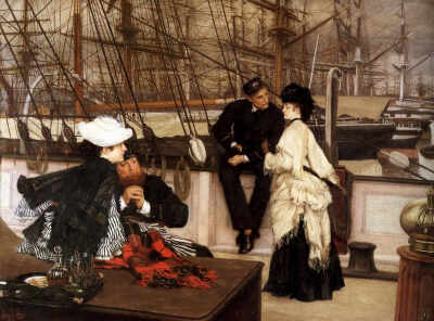 油画 ：James Tissot