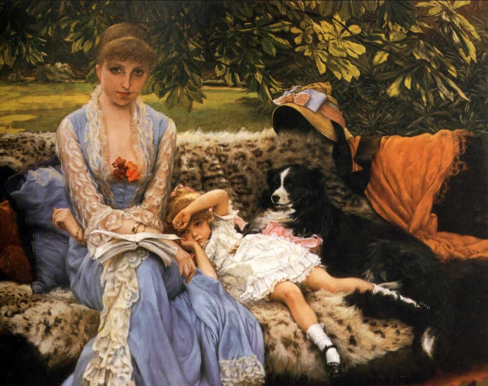 油画 ：James Tissot