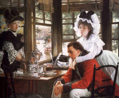 油画 ：James Tissot