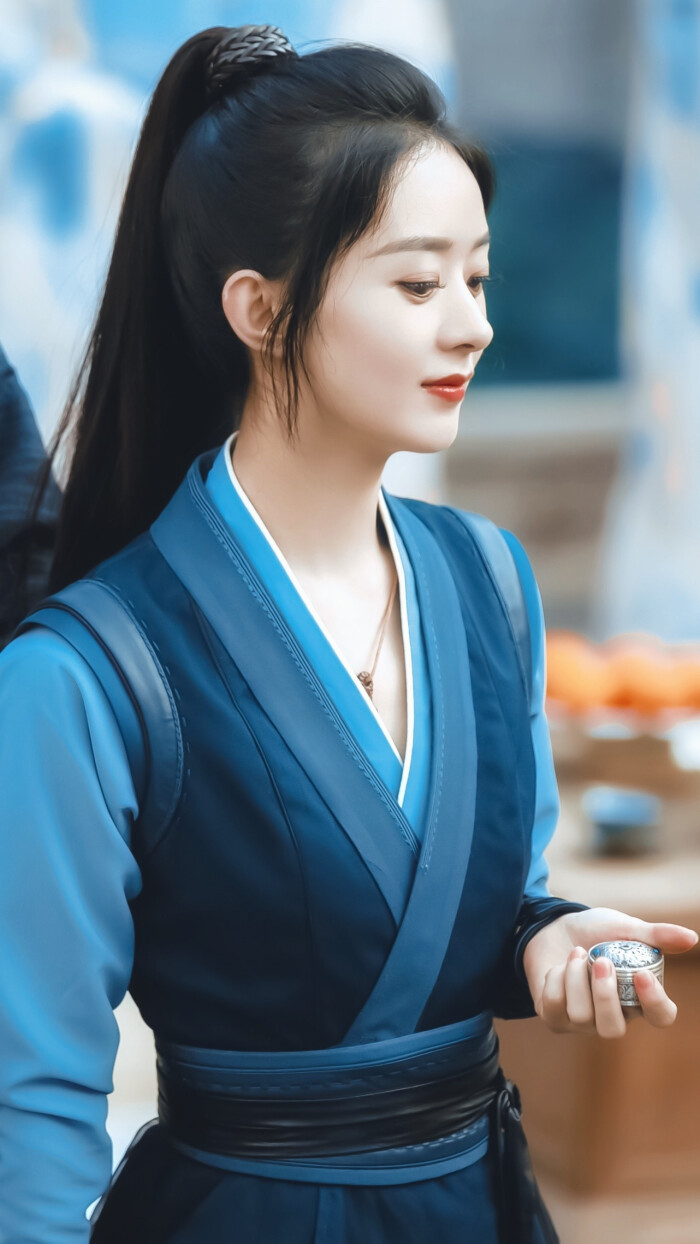 有翡|赵丽颖周翡 蓝色衣装 - 堆糖,美图壁纸兴趣社区