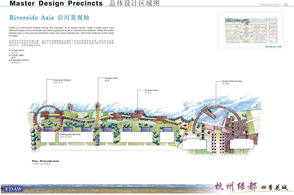 滨水景观平面图