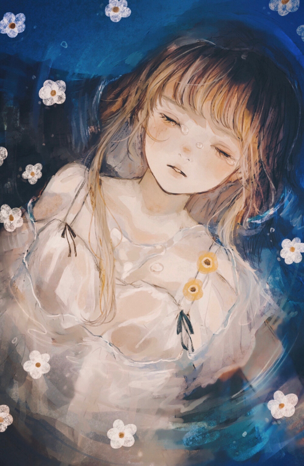 少女心手机壁纸 插画手机壁纸