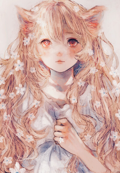 少女心手机壁纸 插画手机壁纸