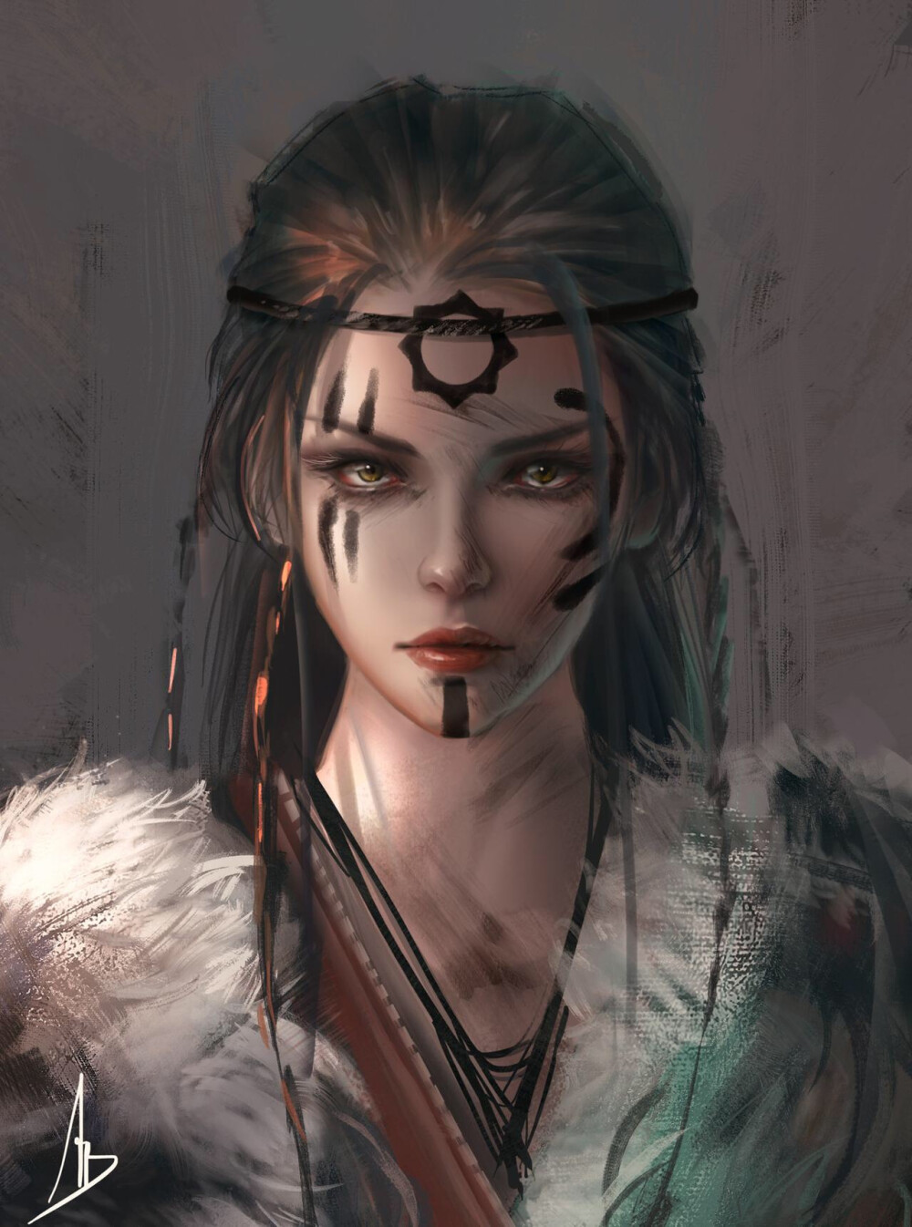 第一千二百六十九期-zed 越南插画师 被美貌惊艳到的女子 上篇