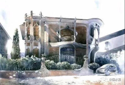 Wiktor Mielniczuk，是一位来自波兰的水彩艺术家、建筑家、插画师以及设计师。他一直将自已对建筑的兴趣与对艺术的热情相结合，创作出许多优秀水彩城市景观作品。Wiktor Mielniczuk的作品以冷色调的配色为大多数，结…