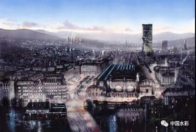 Wiktor Mielniczuk，是一位来自波兰的水彩艺术家、建筑家、插画师以及设计师。他一直将自已对建筑的兴趣与对艺术的热情相结合，创作出许多优秀水彩城市景观作品。Wiktor Mielniczuk的作品以冷色调的配色为大多数，结…