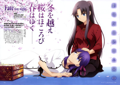 Fate/stay night [Heaven's Feel]Ⅲ.spring song 本月版权绘