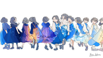 透明感插画
画师：ならの
twi：Nara_lalana ​​​