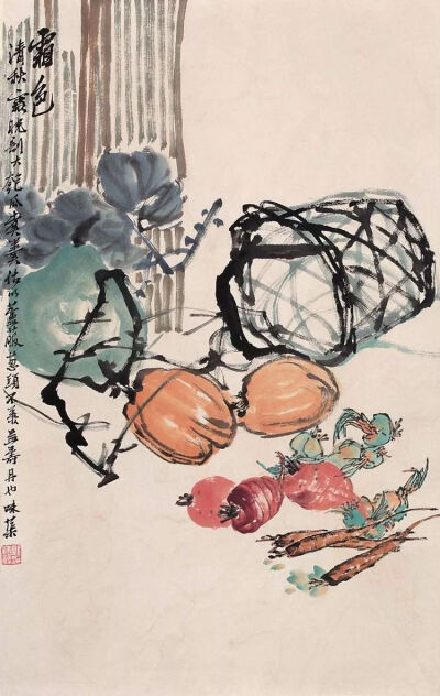 郭味蕖(1908.2—1971.12)，当代画家。男，汉族，山东潍坊人。原名忻，后改慰劬、味蘧、味蕖；曾用别号汾阳王孙、浮翁，晚号散翁；堂号知鱼堂、二湘堂、疏园等。擅花鸟兼及山水，所作融会诸家，以工带写，画风清丽活…