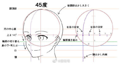 人物头部教程绘画步骤