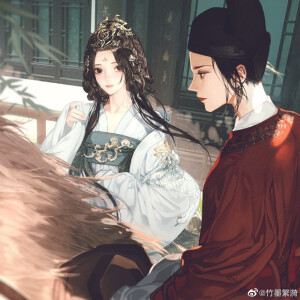 逆水寒画师:竹墨繁漪初见琼林宴,芳园遇… - 高清图片,堆糖,美图壁纸