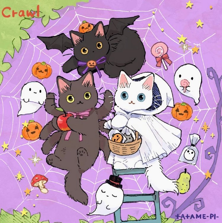 可爱的猫猫 ~ 画师たたメーピー插画作品