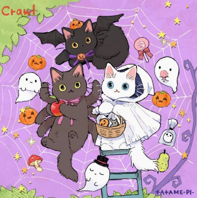 可爱的猫猫 ~ 画师たたメーピー插画作品