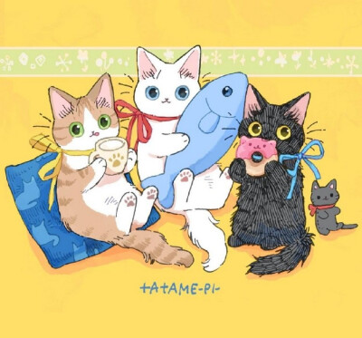 可爱的猫猫 ~ 画师たたメーピー插画作品