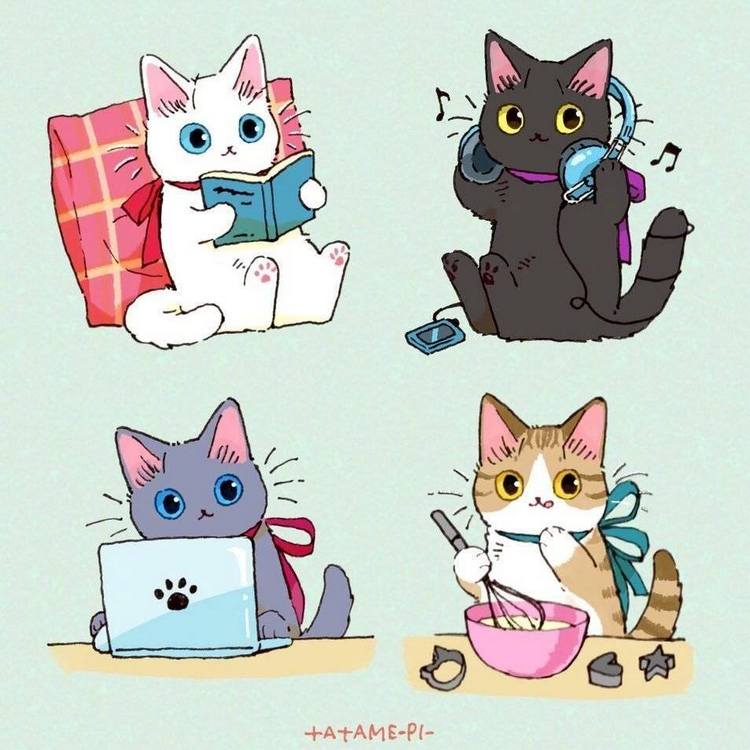 可爱的猫猫 ~ 画师たたメーピー插画作品