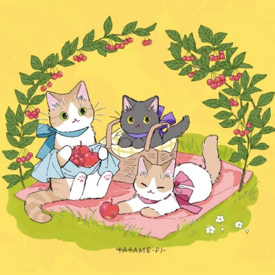 可爱的猫猫 ~ 画师たたメーピー插画作品