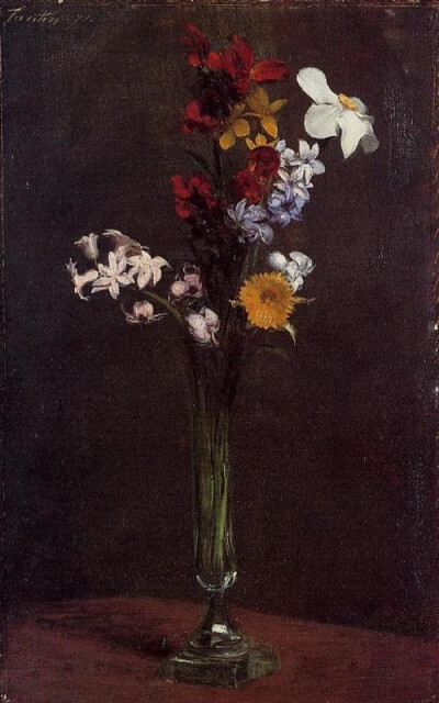 风信子和金莲花，1871年