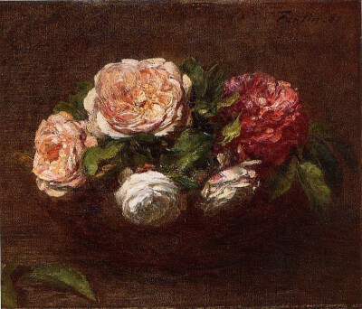 长寿花和金莲花，1881年
