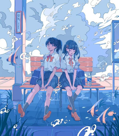 水中世界
Artist:いちご飴
Twi:ichigoame1125