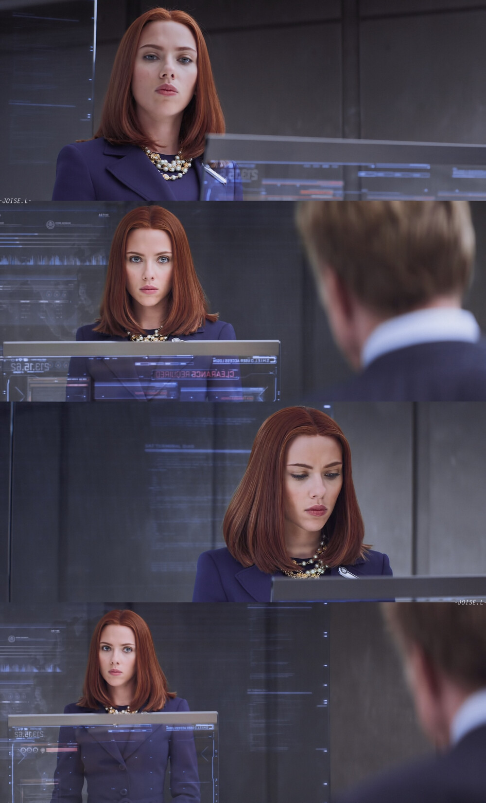 黑寡妇 Natasha Romanoff, Scarlett Johansson 斯嘉丽·约翰逊
[weibo@Josie_L阿心]