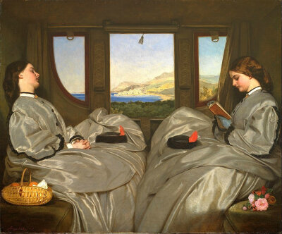 The Travelling Companions / 旅行伙伴
Augustus Leopold Egg / 奥古斯特·利奥波德·埃格 [英] (1816-1863)