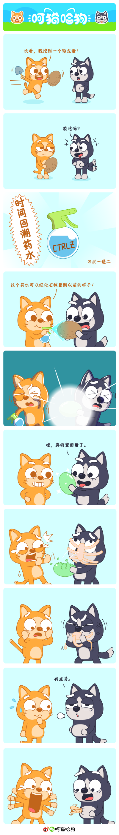 呵呵猫，猫，哈哈狗，狗，漫画，呵猫哈狗