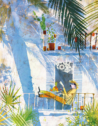 俄罗斯插画师Victoria Semykina，她喜欢探索新事物，尤其是尝试各种与纸张相关的技艺，她的作品经常融合了拼贴、剪刻、手绘等多种艺术表现形式。