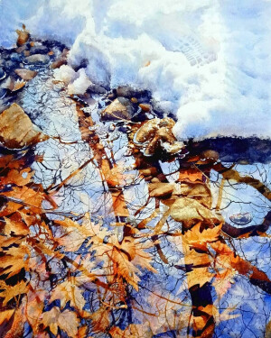 Rukiye Garip  水彩风景