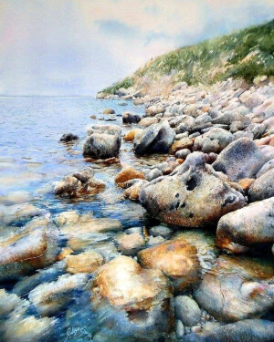 Rukiye Garip  水彩风景