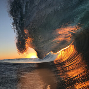 海浪 夕阳 超美 背景图 壁纸 wb收集