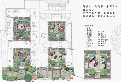 别墅庭院平面图