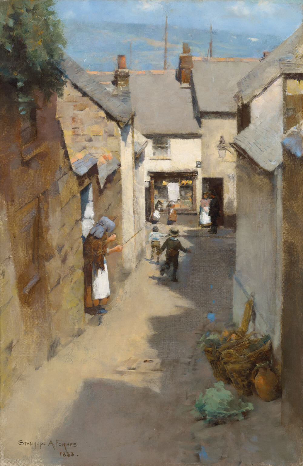 斯坦霍普·亚历山大·福布斯（Stanhope Alexander Forbes）绘画作品