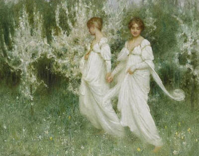 亚瑟·哈克（Arthur Hacker）绘画作品欣赏。