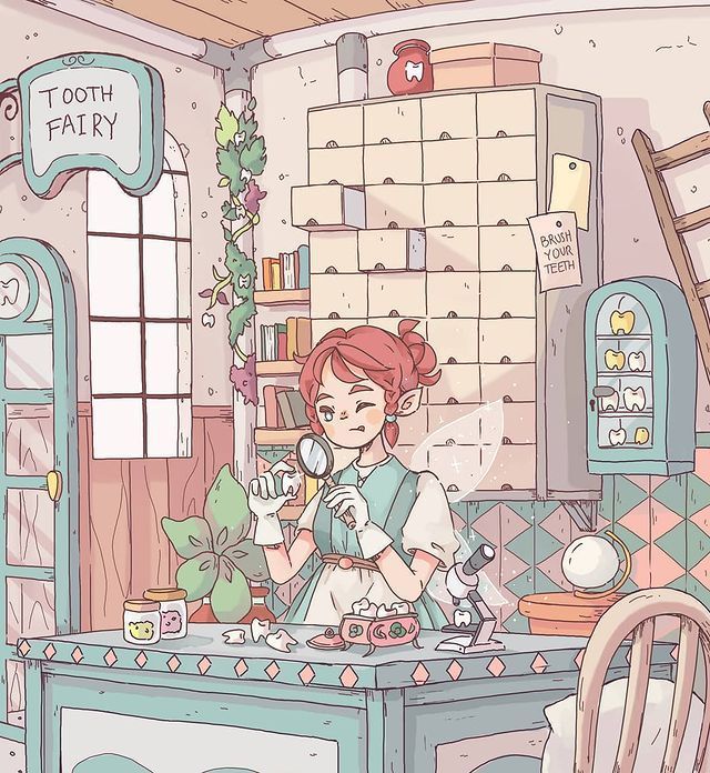 小清新壁纸
绘师：hamozks 