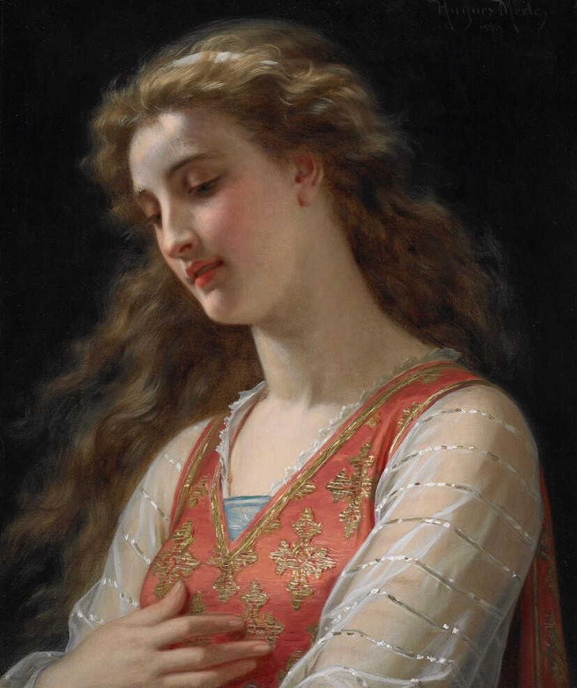 雨果·梅尔（Hugues Merle）绘画作品欣赏。