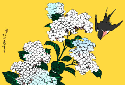 浮世绘风格插画