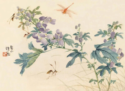 陆抑非（1908年－1997年），名翀，字一飞，1937年后改抑非，花甲后自号非翁，古稀之年沉疴获痊，又号苏叟。江苏常熟人，是中国现当代杰出的画家和卓越的美术教育家。擅花鸟画，尤以牡丹为长。