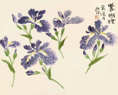 陆抑非（1908年－1997年），名翀，字一飞，1937年后改抑非，花甲后自号非翁，古稀之年沉疴获痊，又号苏叟。江苏常熟人，是中国现当代杰出的画家和卓越的美术教育家。擅花鸟画，尤以牡丹为长。