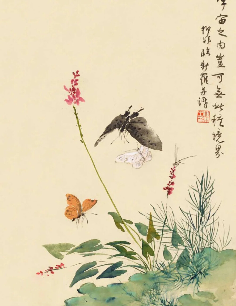 陆抑非（1908年－1997年），名翀，字一飞，1937年后改抑非，花甲后自号非翁，古稀之年沉疴获痊，又号苏叟。江苏常熟人，是中国现当代杰出的画家和卓越的美术教育家。擅花鸟画，尤以牡丹为长。