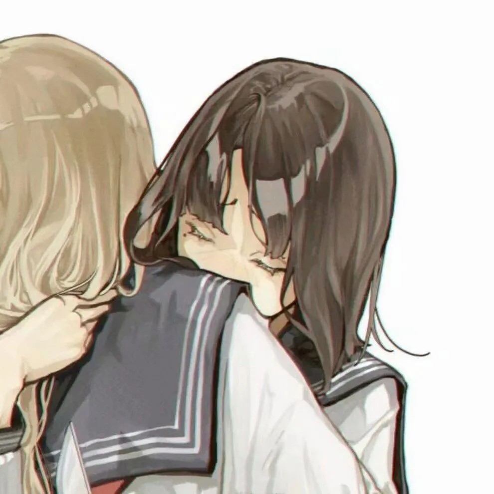 闺蜜百合动漫情头