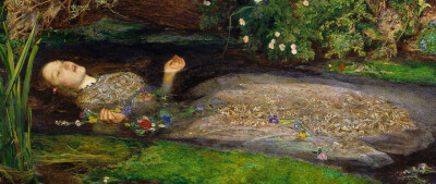 Sir John Everett Millais 拉斐尔前派
Ophelia