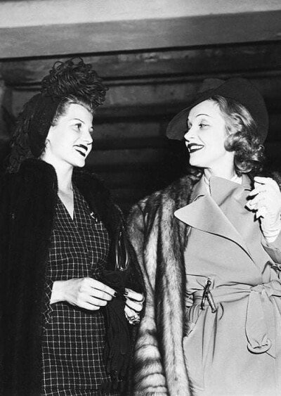 Rita Hayworth and Marlene Dietrich ​​​