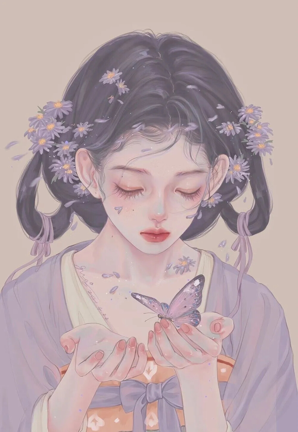 神仙手绘女头
画师：gua老师（vb)