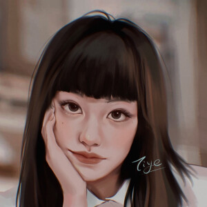 各种版娜诺手绘头像女生头像