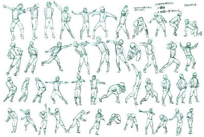 速写
角色动态练习
長江朋美